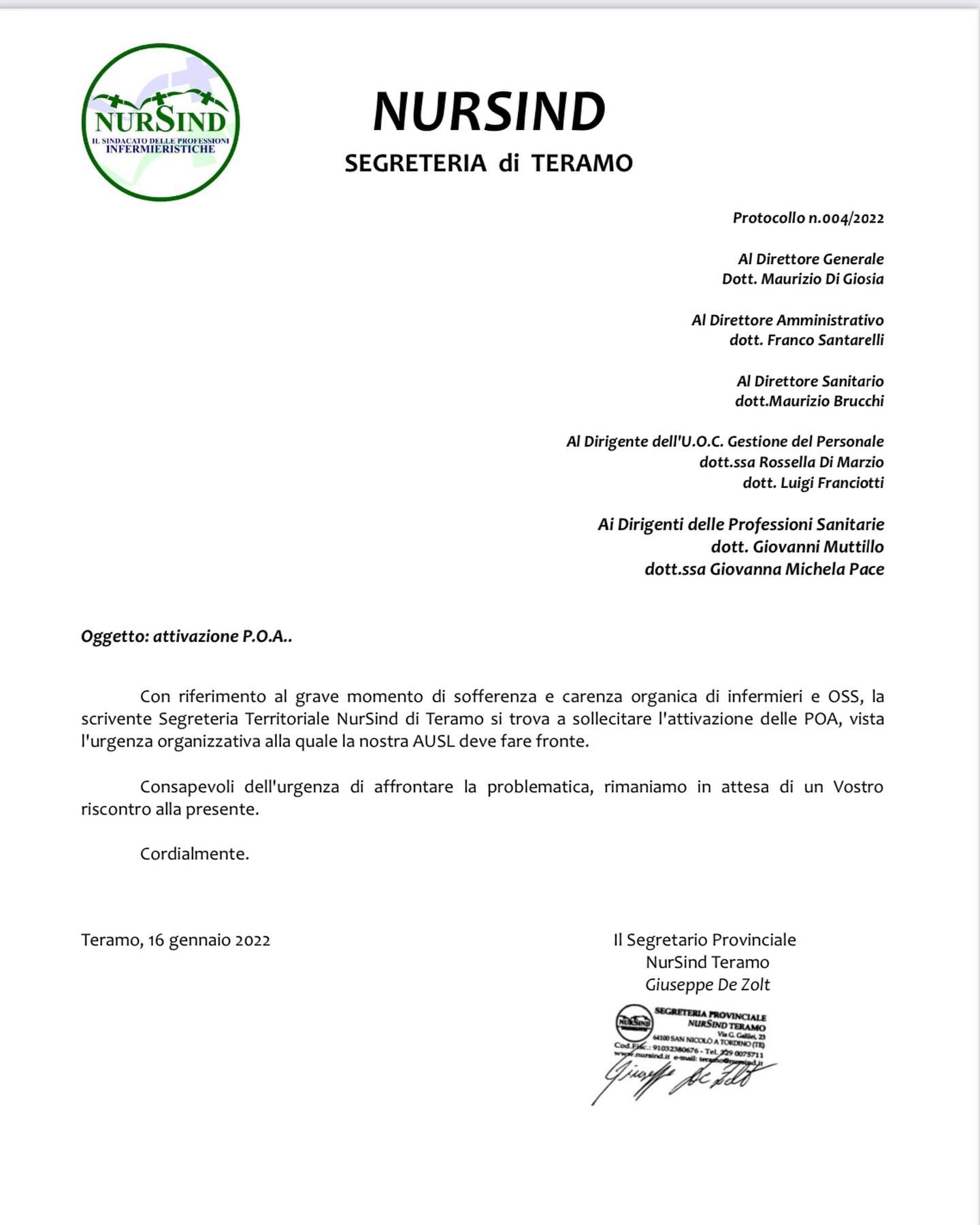 nursind teramo comunicato 2