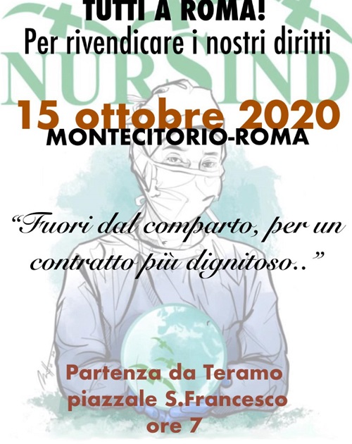 nursind teramo roma 15 ottobre